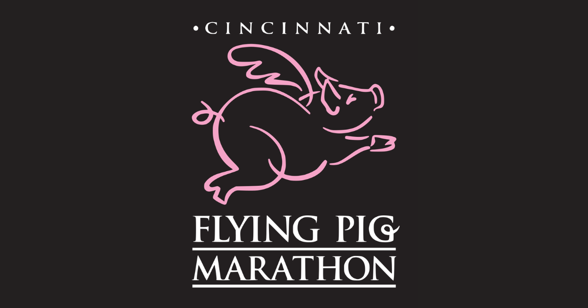 flying pig marathon logo