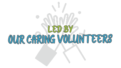led by our caring volunteers graphic