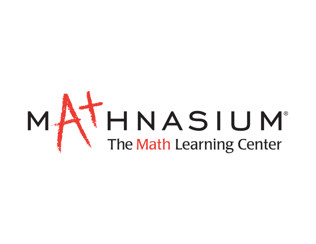 Mathnasium logo: red handwritten 'M' with a gray 'athnasium' and the text 'The Math Learning Center' beneath.